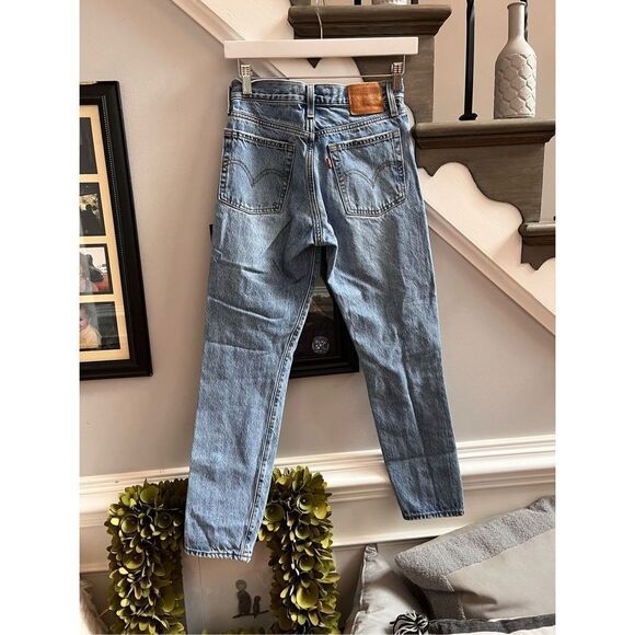 Levi’s Wedgie Skinny Distressed Jeans sz 24 EUC - Picture 6 of 6